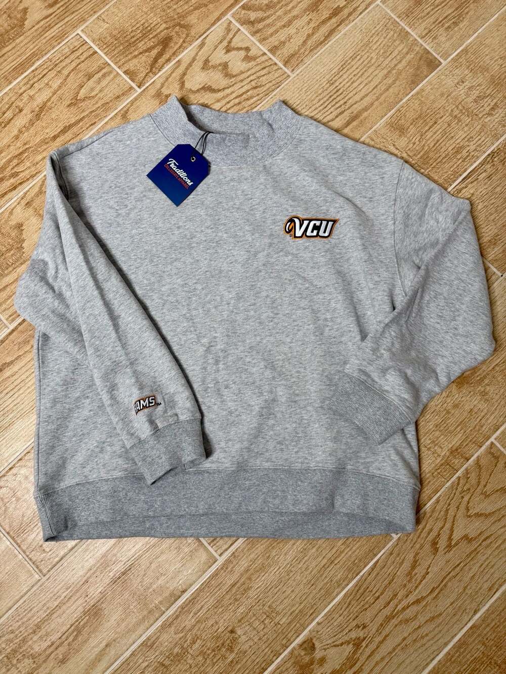 Traditions Collegiate Apparel VCU Rams Mock Neck Sweatshirt